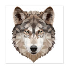Low Poly Wolf (Волк)
