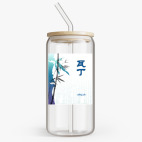 Банка с бамбуковой крышкой