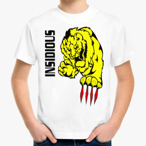 Детская футболка с принтом Крадущийся