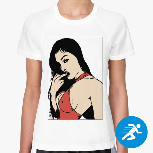 Женская спортивная футболка Sasha Grey