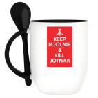 Кружка с ложкой