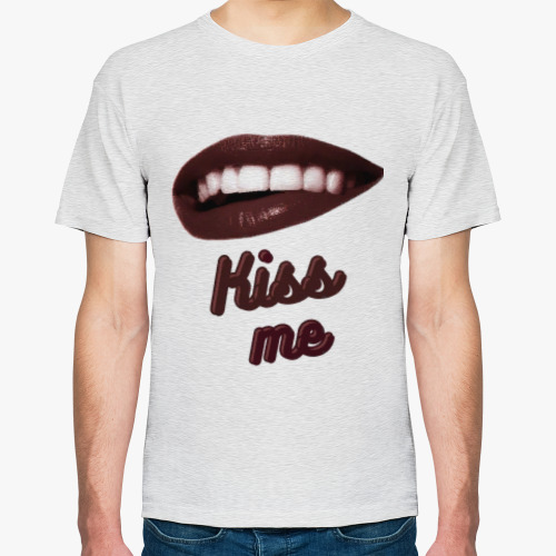 Футболка с принтом Кисс Ми