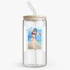 Банка с бамбуковой крышкой