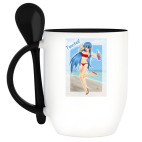 Кружка с ложкой