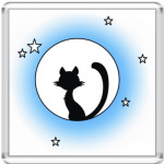 кот на луне