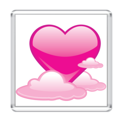 Магнит с принтом Сердце