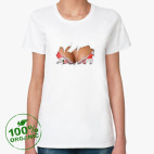 Женская футболка органик