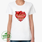 Женская футболка органик