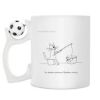 Кружка с футбольным мячиком