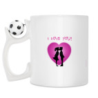 Кружка с футбольным мячиком