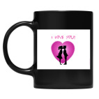 Кружка цветная UV-DTF