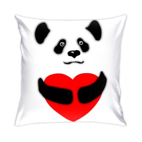 Подушка с принтом Панда