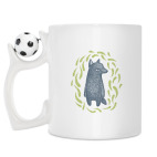 Кружка с футбольным мячиком