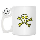 Кружка с футбольным мячиком