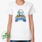 Женская футболка органик