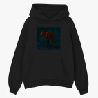 Толстовка худи оверсайз