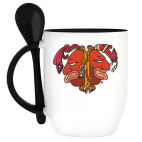 Кружка с ложкой