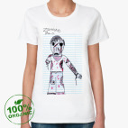 Женская футболка органик