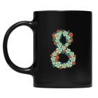 Кружка цветная UV-DTF