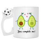 Кружка с футбольным мячиком