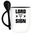 Кружка с ложкой