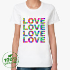 Женская футболка органик