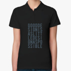 Женская рубашка поло