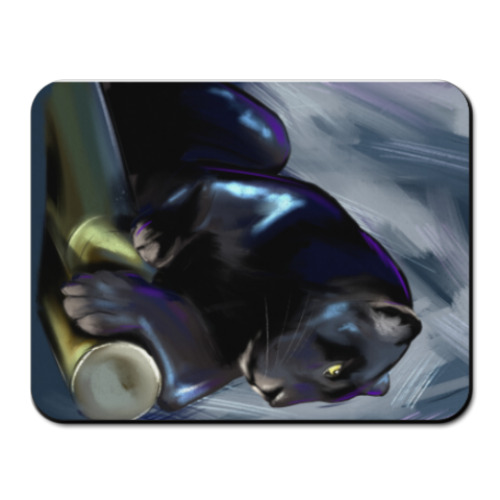 Коврик для мыши Черная пантера