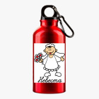 Металлическая бутылка 400 мл UV-DTF