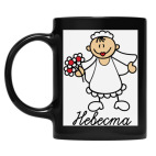 Кружка цветная UV-DTF