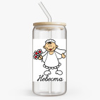 Банка с бамбуковой крышкой