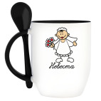 Кружка с ложкой