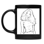 Кружка цветная UV-DTF