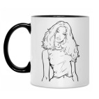 Кружка двухцветная