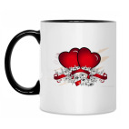 Кружка двухцветная