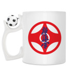Кружка с футбольным мячиком