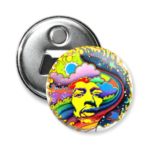 Магнит-открывашка с принтом Hendrix -открывашка