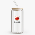 Банка с бамбуковой крышкой