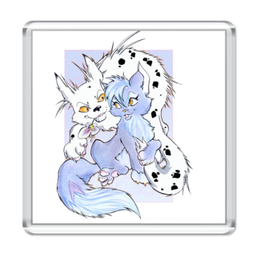 Магнит с принтом Это любовь!