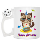 Кружка с футбольным мячиком