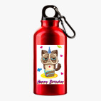 Металлическая бутылка 400 мл UV-DTF