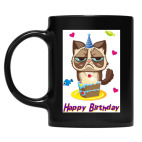 Кружка цветная UV-DTF