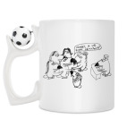Кружка с футбольным мячиком