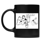 Кружка цветная UV-DTF