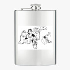 Фляжка стальная