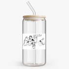 Банка с бамбуковой крышкой