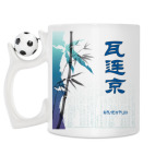 Кружка с футбольным мячиком