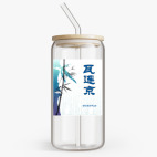 Банка с бамбуковой крышкой