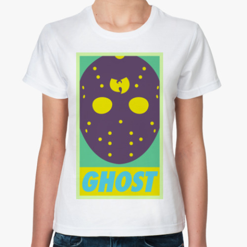 Классическая футболка  Ghost Wu tang