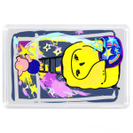 Поросенок и совенок собирают звезды